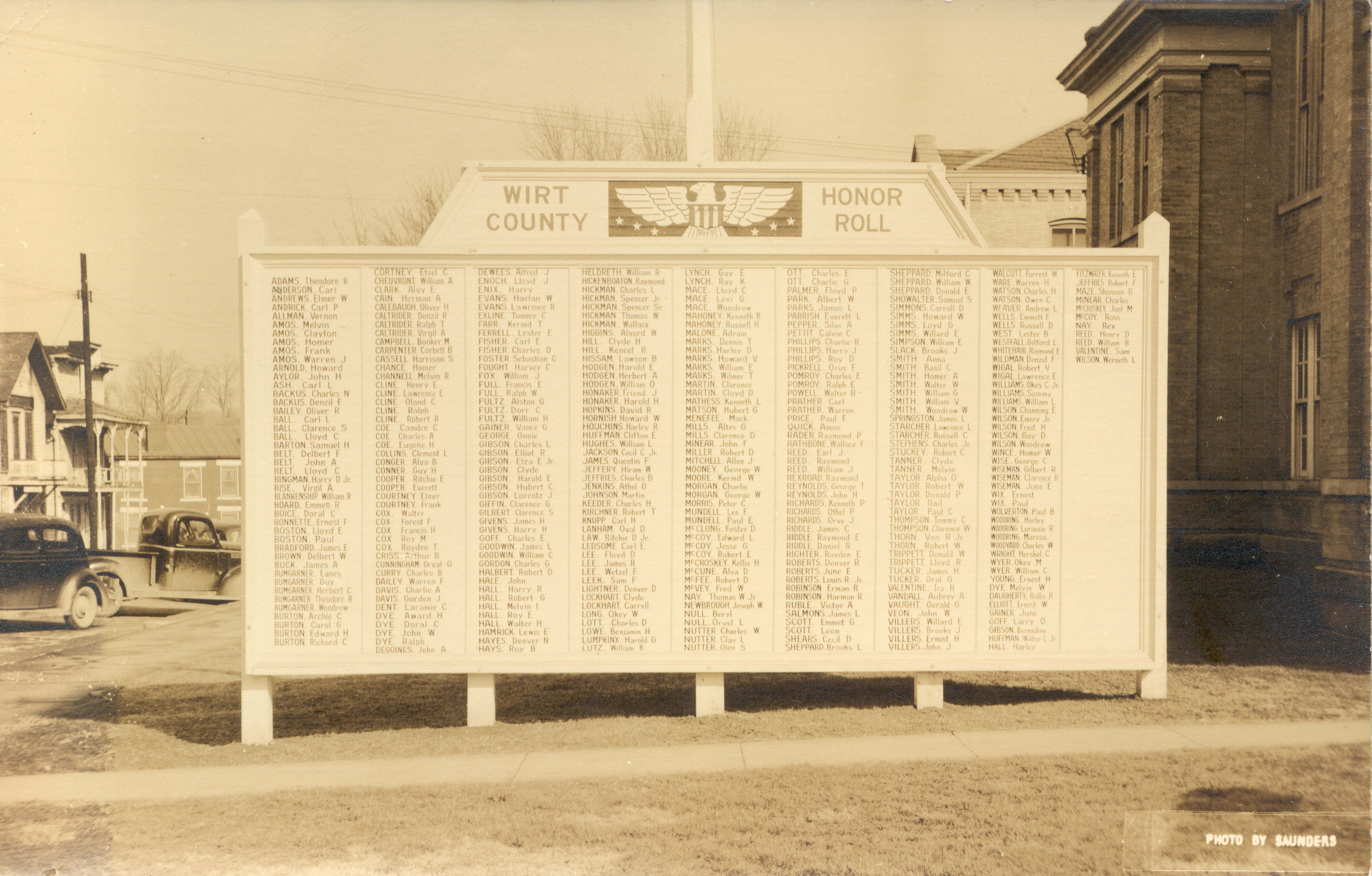 *World War II Honor Roll*